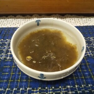 素朴！さつまいものとろろ昆布汁